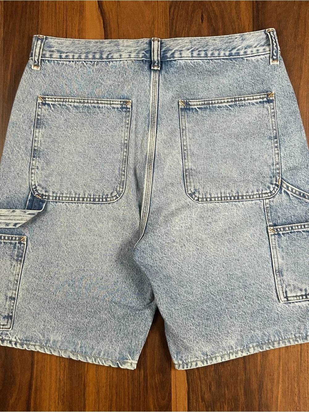Old Navy Light Blue double knee Denim Carpenter Shorts